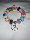 Double heart bracelet