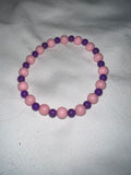 Pink and purple bracelet