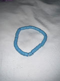 Blue clay bracelet