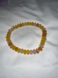 Yellow Glass bracelet