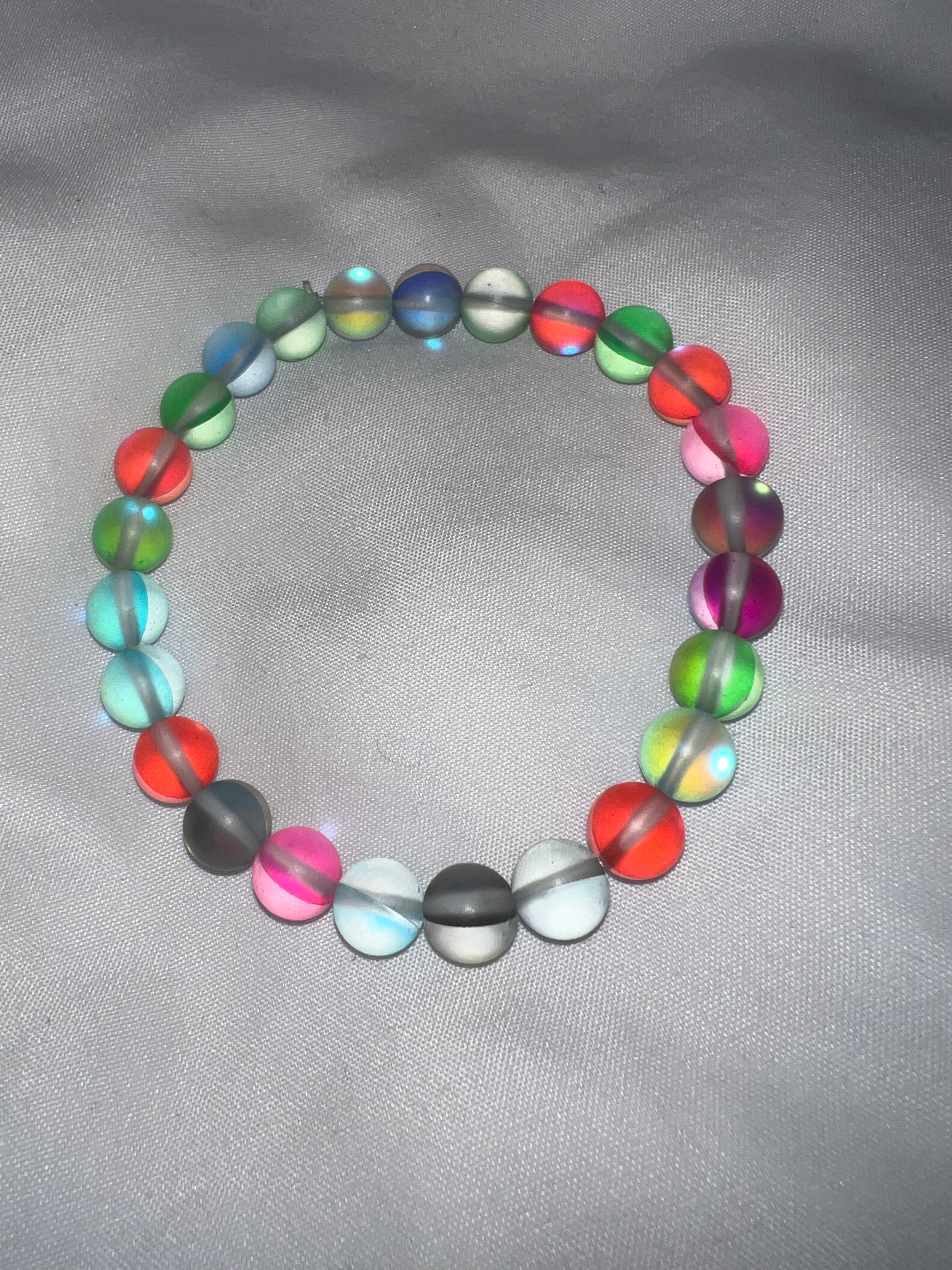Glass see-through bracelets